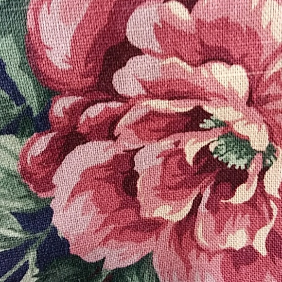 Floral Linen Fabric Tote - Picture 5 of 5